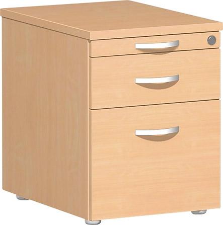 Rollcontainer 1 Sb. + HR 438x600x565mm Buche geramöbel