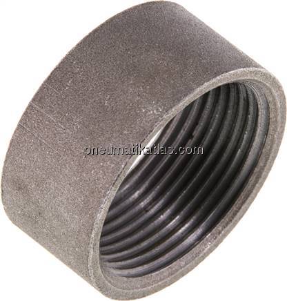 Anschweißmuffe Rp 1-1/4"-22mm, ST 37-2 (DIN2986-halb)