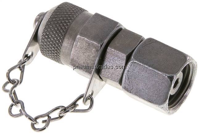 Messanschluss M16x2, 8 S-Dichtkegel, Stahl verzinkt