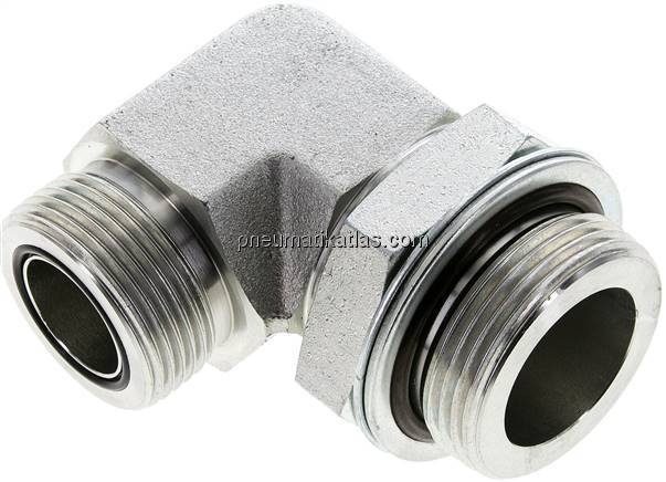 ORFS-Winkeleinschraubverschraubung UN 1-7/16"-12-G 1-1/4"