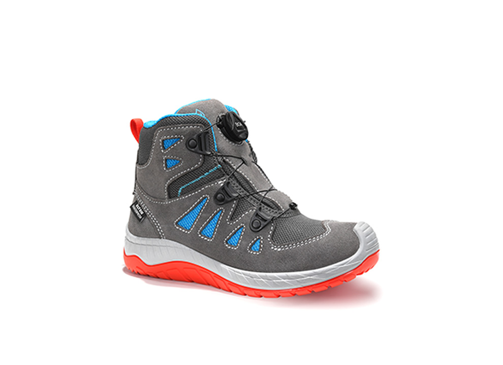 Stiefel MADDOX Kids BOA® grey-red Mid