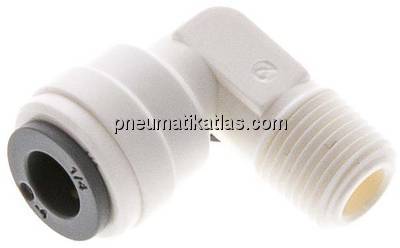 Winkel-Steckanschluss NPT 1/8"-1/4" (6,35 mm), IQS-LE (EPDM-Dichtung)