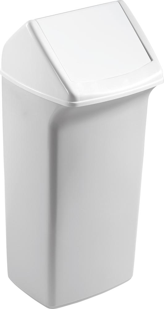 Wertstoffsammler 40l weißinkl. Deckel, weiß