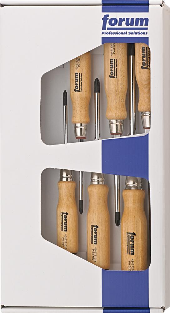 Schraubendreher-Satz Holz6tlg. PH/PZ FORUM