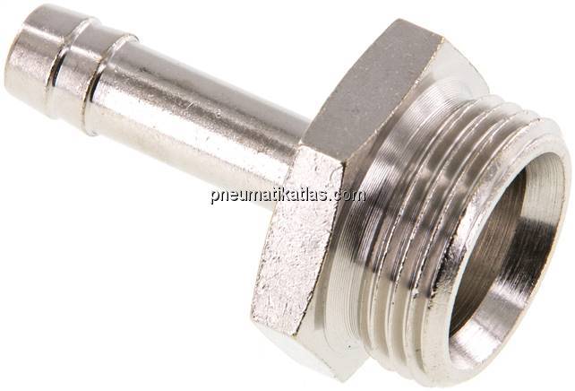 Gewindetülle G 3/4"-9 (3/8")mm, Messing vernickelt