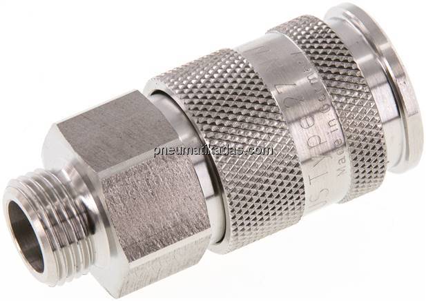 Kupplungsdose (NW10) G 3/8"(AG), 1.4404