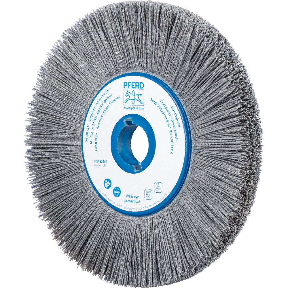 Bürsten mit Plastikkörper RBUP 35025/50,8 SiC 80 1,10 FLEX