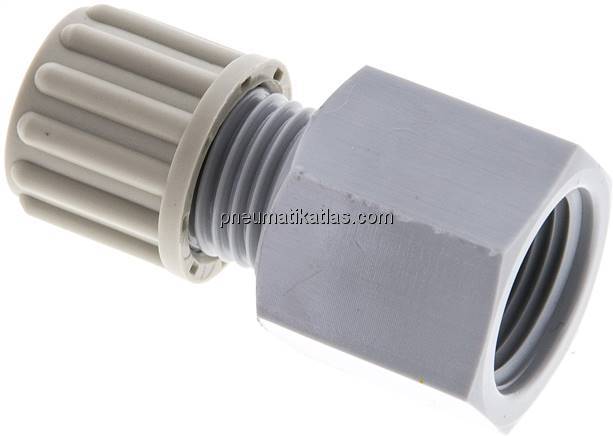 Aufschraub-Verschraubung G 3/8"-8x6mm, PA