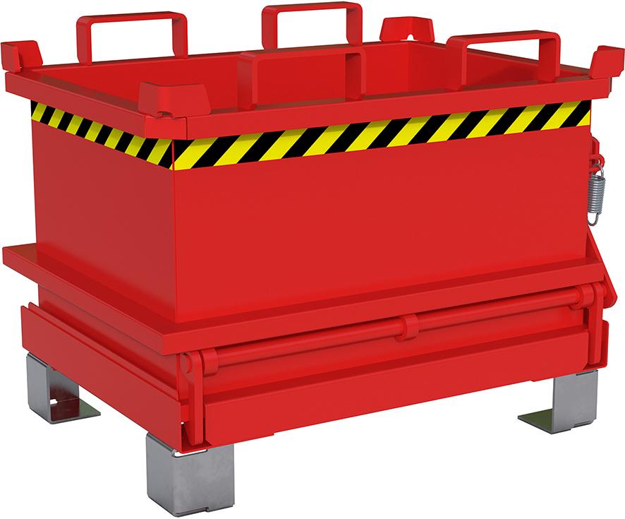 Mini-Klappbodenbehälter MSB 150, lackiert, Feuerrot