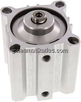 Kurzhubzylinder, doppeltwirkend, Kolben 80mm, Hub 60mm