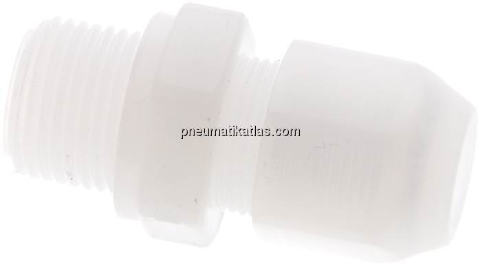 Gerade Verschraubung G 3/8"-10x8mm, Polypropylen