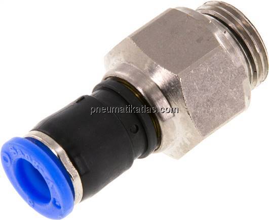 Gerade Drehverschraubung G 3/8"-8mm, IQS-Standard