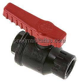 Kugelhahn (Polypropylen), G 1/2", PN 10