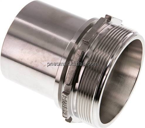 Gewindetülle, EN14420-5 G 3"-75 (3")mm, 1.4408