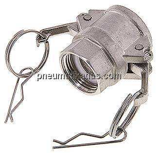 DIN/EN-Kamlock-Kupplung (D/DF) G 1"(IG), Edelstahl (1.4408)