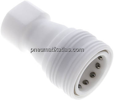 Kupplung ISO 7241-1B, Muffe, G 1"(IG), POM