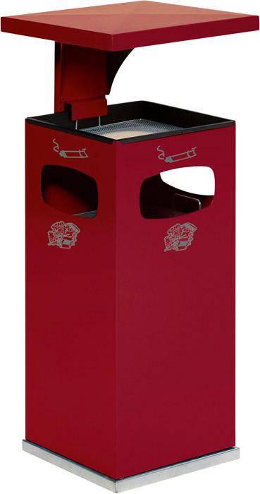 Kombi-Ascher p.rot 3fach 38l incl. Inneneimer VAR