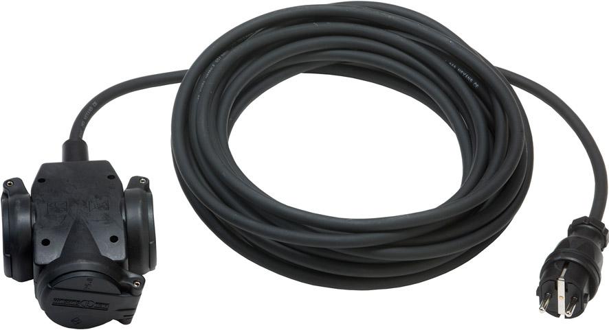 Dreifach-Verteiler IP44 10m H07RN-F3G1,5