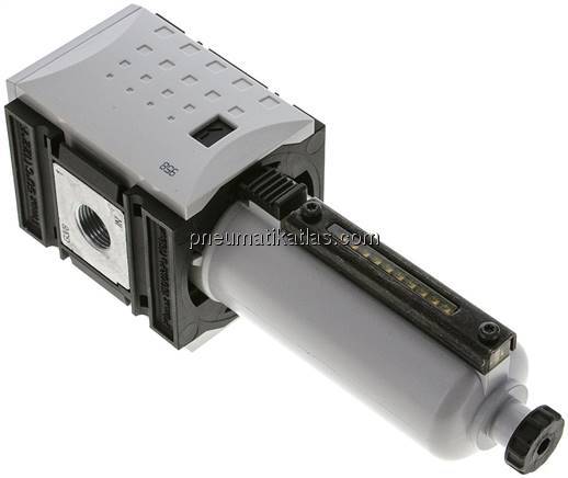 FUTURA Filter, G 3/8", Metallbehälter mit Sichtrohr