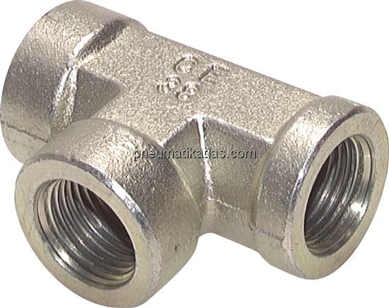 Exemplarische Darstellung: T-Stück mit NPT-Gewinde