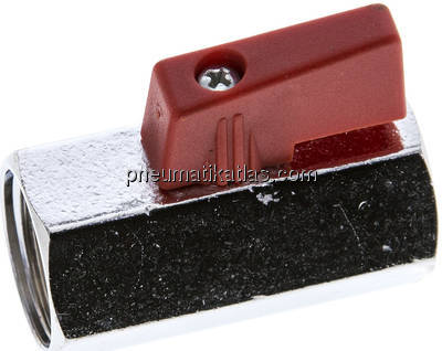 Messing-Minikugelhahn G 1/2" Innengewinde, PN 15