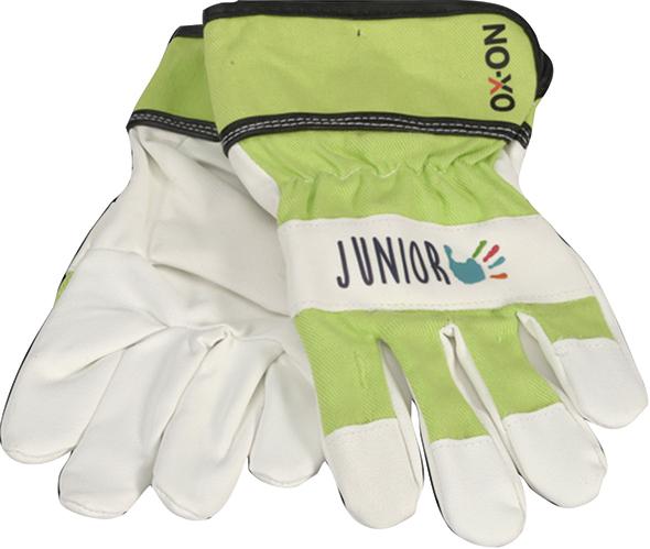Kinderhandschuh PU / Baumwolle grün 8-10 Jahre