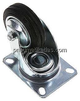 Transportgeräterolle, 80mm, Lenkrolle