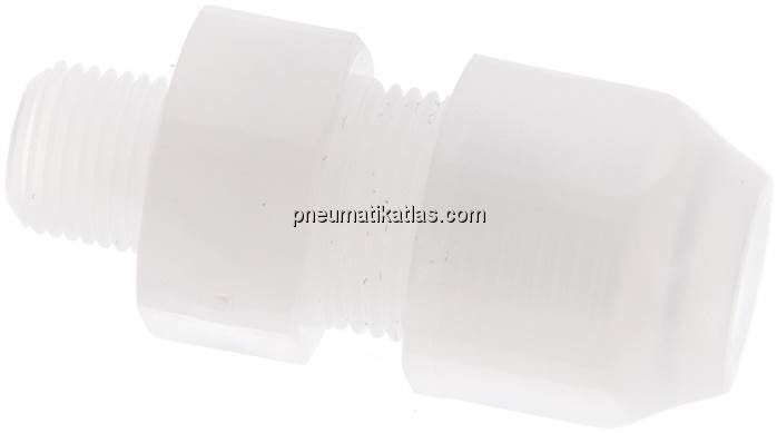 Gerade Verschraubung R 1/8"-8x6mm, Polypropylen