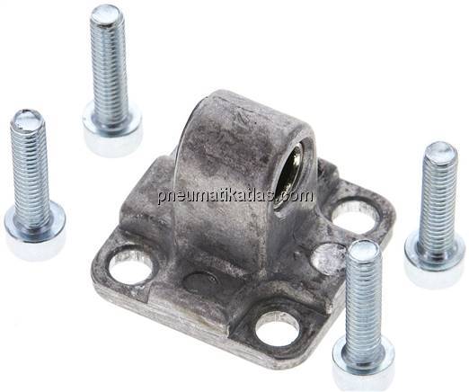 Laschenschwenkbefestigung für Kompaktzylinder 12 & 16 mm