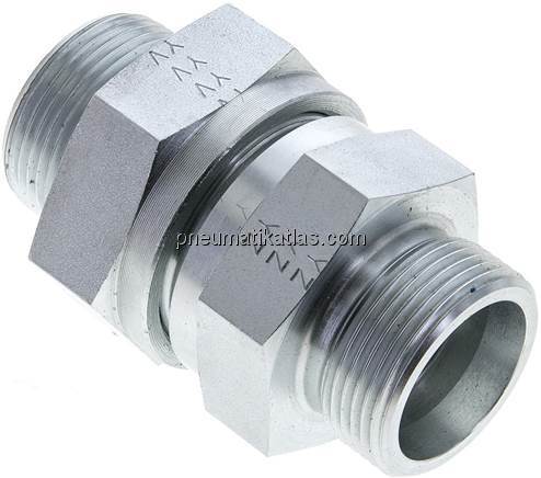 Hydraulik-Rückschlagventil 25 S (M36x2), ohne Mutter & Schneidring, Stahl verzin