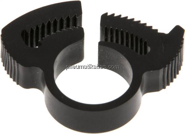 Schnapp-Schlauchschelle, Nylon, 10,3 - 12mm