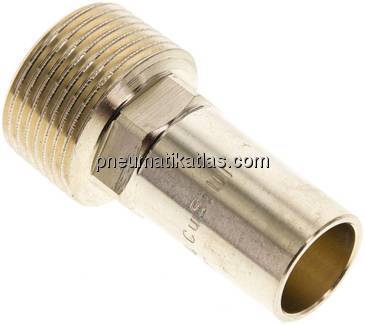 Pressfitting, Übergangsnippel 18mm außen / R 3/4" AG