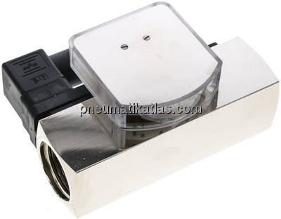 Durchflussmesser/-wächter, 15 - 45 l/min, Messing vernickelt