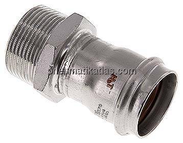 Pressfitting, Übergangsnippel 35mm innen / R 1-1/4" AG