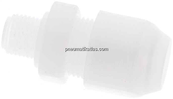 Gerade Verschraubung G 1/8"-8x6mm, Polypropylen