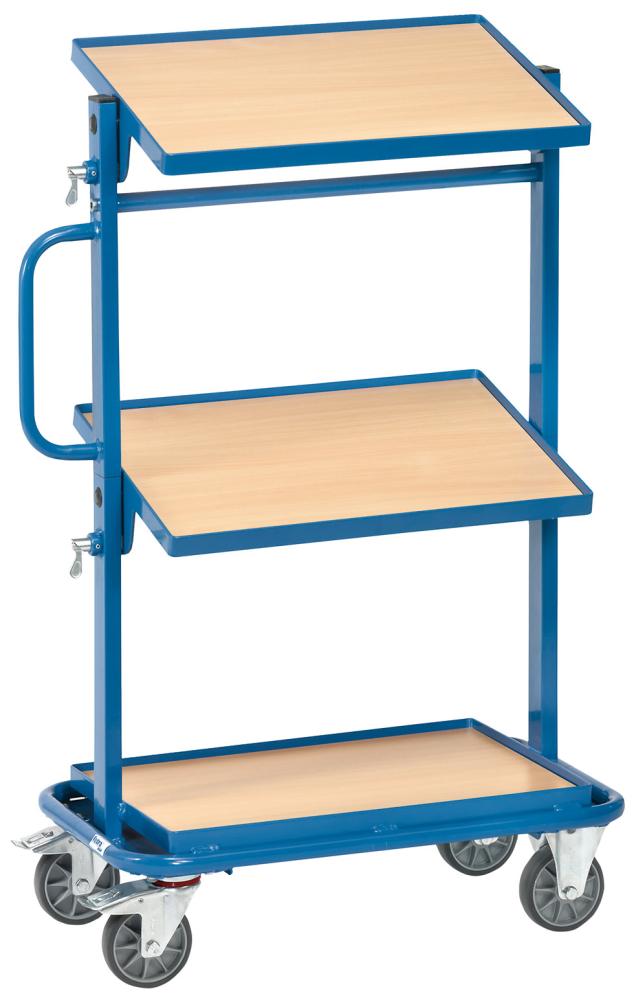 Beistellwagen 32911 200kg 3Eb. 600x400mm Holzfetra