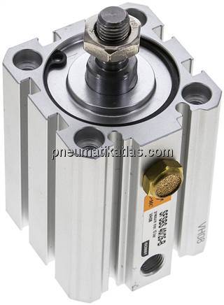 ISO 21287-Zylinder, einfachw., Kolben 40mm, Hub 25mm