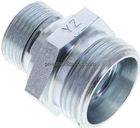 Gerade Schneidringverschr. M 22x1,5-22 L (M30x2), ohne Mutter & Schneidring, Sta