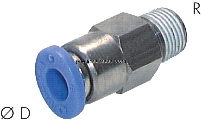 Exemplarische Darstellung: Steckverschraubung, sel