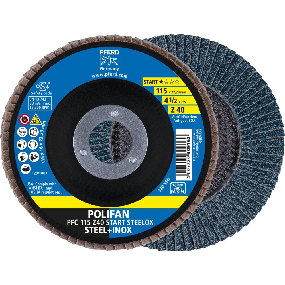 POLIFAN-Fächerscheiben PFC 115 Z 40 Z-START