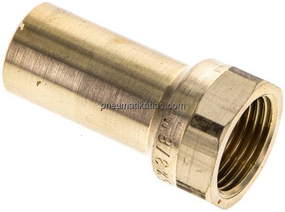 Pressfitting, Übergangsmuffennippel 15mm außen/Rp 3/8" IG