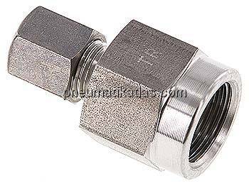 Manometer-Schneidringverschr. G 1/2"-6 S (M14x1,5), Klemmring 1.4571 (NC)