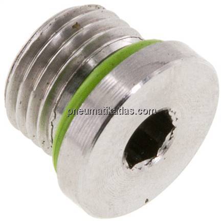 HD-Verschlussstopfen Innenskt. UNF 1/2"-20, V4A