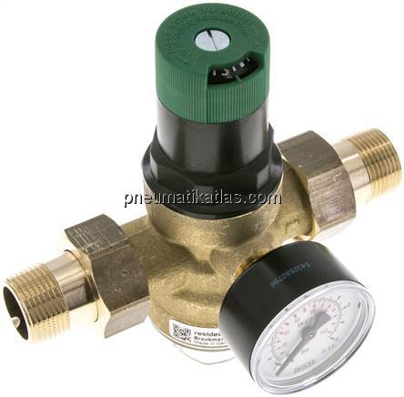 Druckminderer für Trinkwasser R 3/4", 1,5 - 6 bar, DVGW