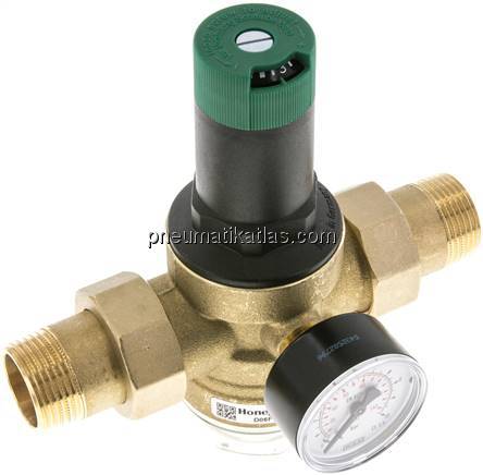 Druckminderer für Trinkwasser R 1", 1,5 - 6 bar, DVGW