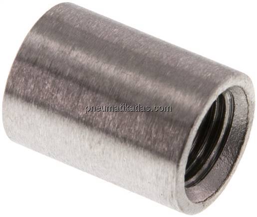 Rundmuffe Rp 1/4"-Rp 1/4", 1.4408