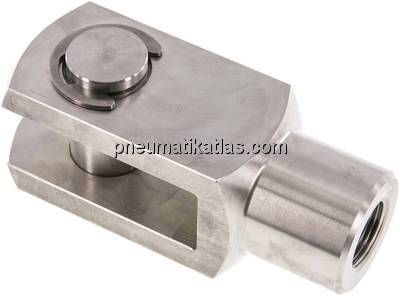 Gabelkopf mit Bolzen M 27x2, 1.4305