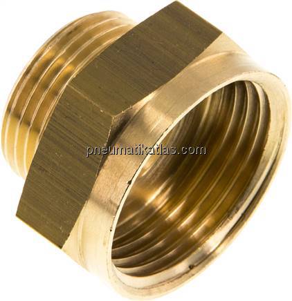 Reduziernippel G 3/4"(AG)-G 1"(IG), Messing