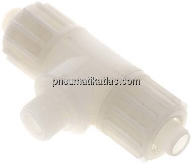 T-Verschraubung G 3/8"-16x10mm, PVDF