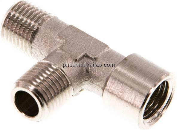 LTE-Einschraubstück G 1/4"(IG)-R 1/4"(AG), Messing vernickelt